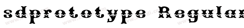 sdprototype Regular字体转换
